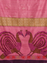 Load image into Gallery viewer, Pink Tussar Dupatta
