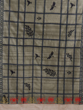 Load image into Gallery viewer, Grey Tussar Dupatta
