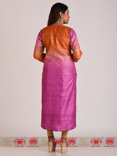 Load image into Gallery viewer, Orange Pink Tussar Kurta
