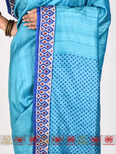 Load image into Gallery viewer, Barfi Blue - Saree
