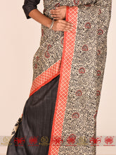 Load image into Gallery viewer, Black and White Wonder - Saree
