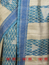 Load image into Gallery viewer, Grey &quot;n&quot; Blue Bonanza - Saree

