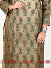 Load image into Gallery viewer, Green Tussar Kurta
