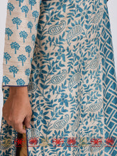 Load image into Gallery viewer, Blue Tussar Kurta
