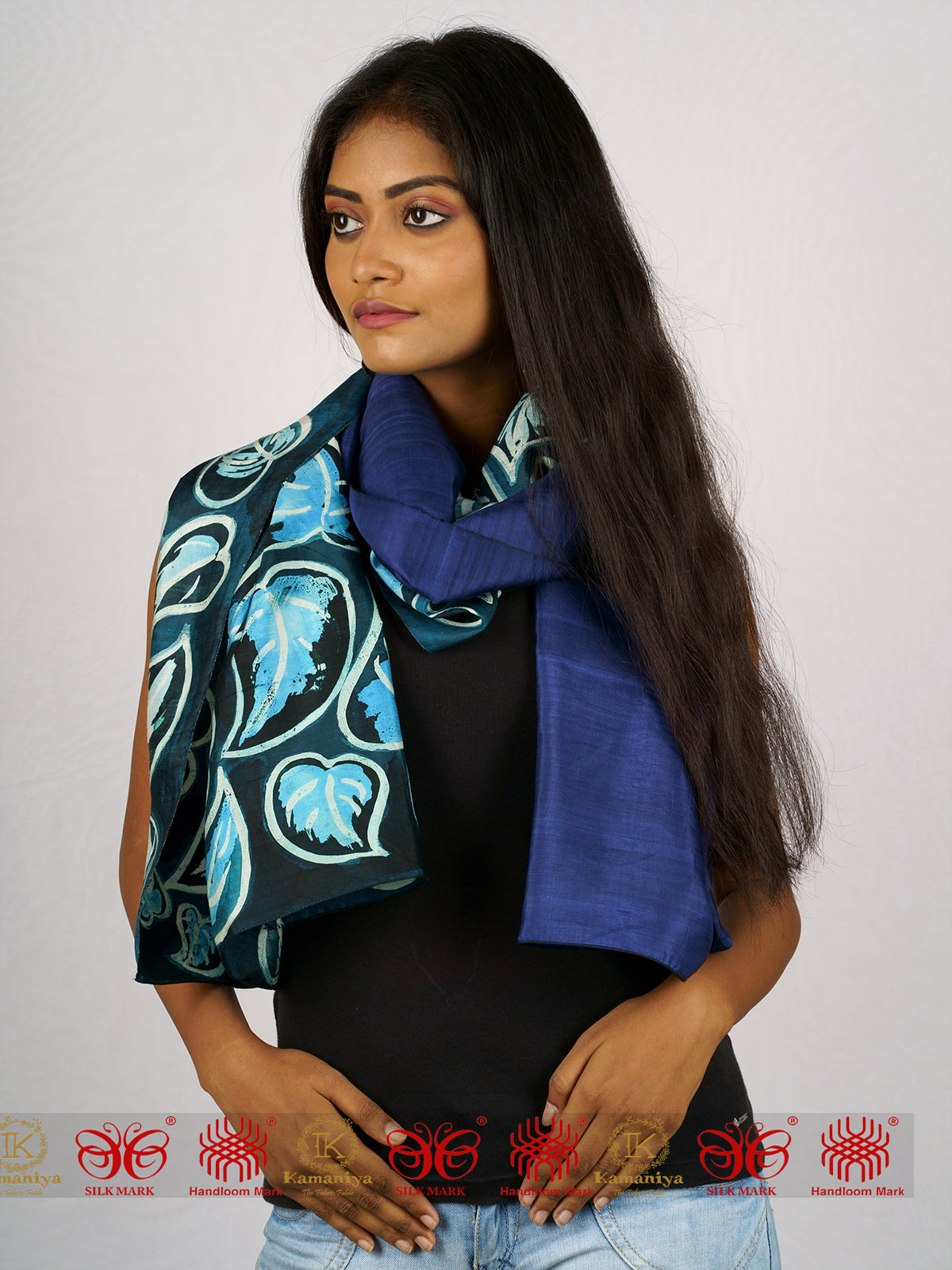 Blue Mulberry Scarf
