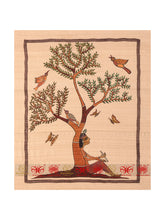 Load image into Gallery viewer, Light Beige Tussar Wall Hanging

